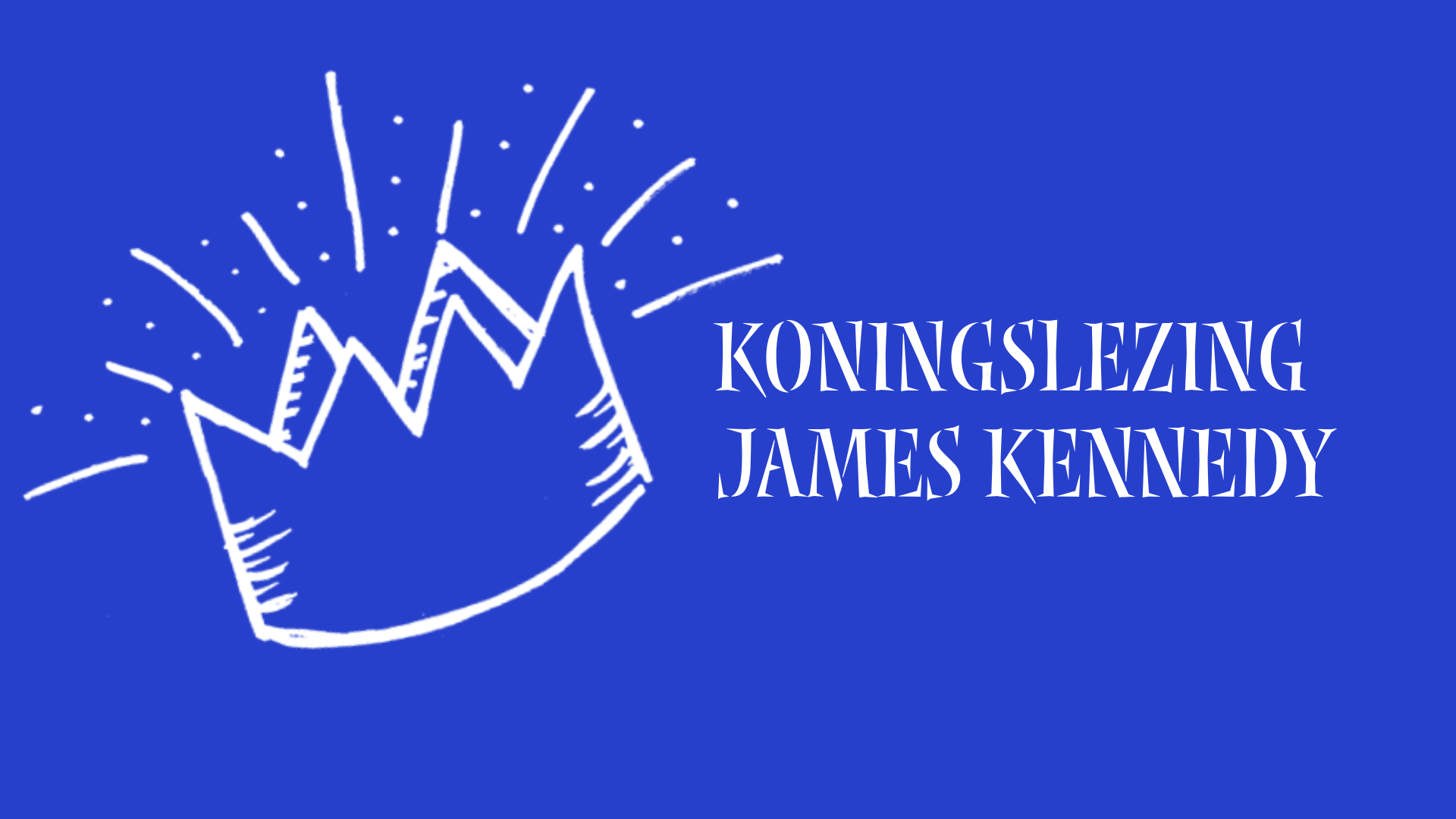 Koningslezing met James Kennedy